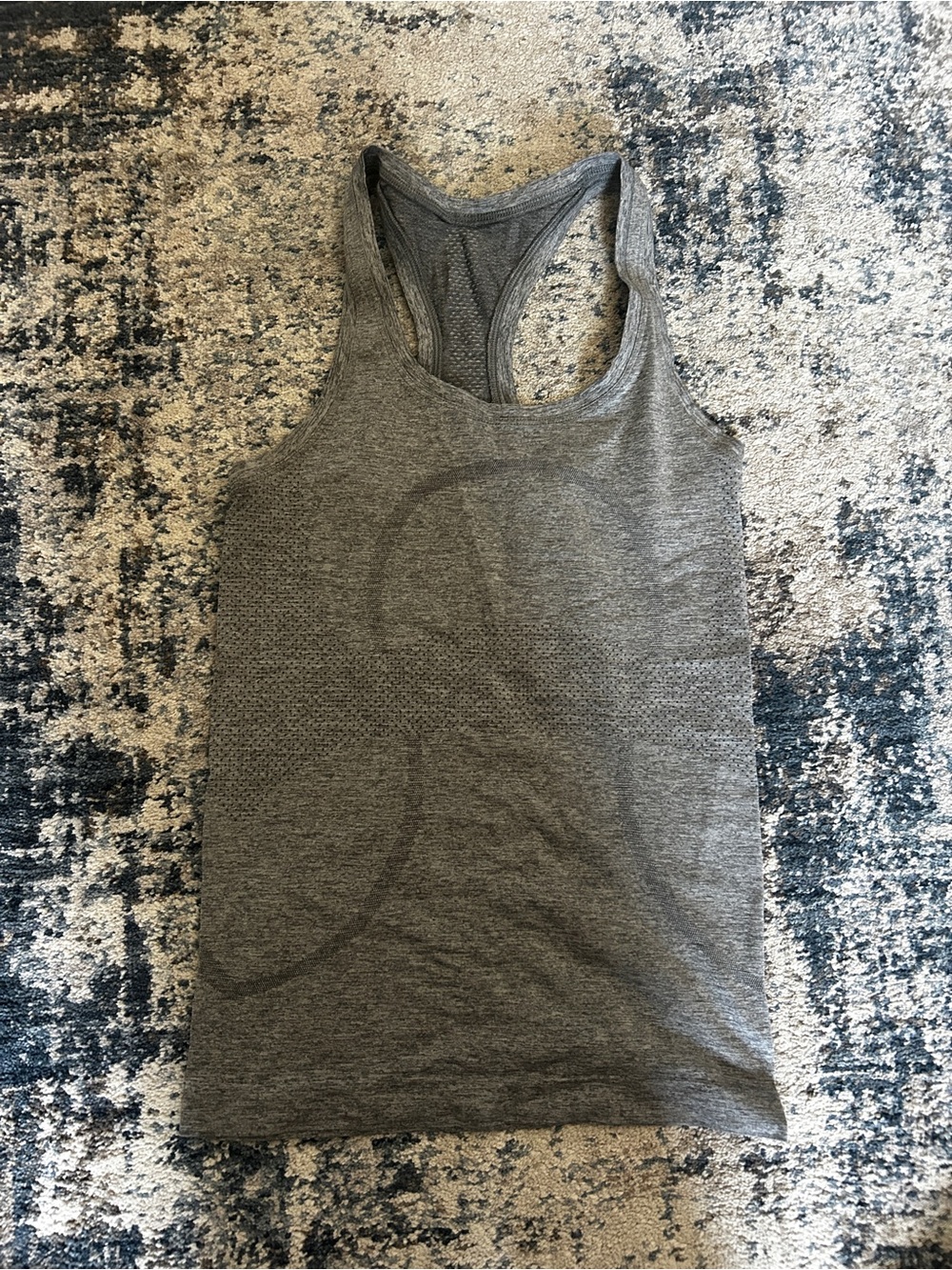 lululemon athletica Gray Seamless Racerback Tank